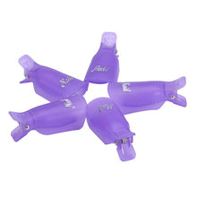 5pc Remover Gel Polish Nail Art Soakers UV Nail Degreaser Polish Wrap Tool Nails Remover Soak Off Cap Clip EF8
