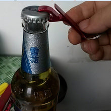 5Pcs 6cm Pocket Key Chain Beer Bottle Opener Claw Bar Small Beverage Keychain Ring R om Color EF8