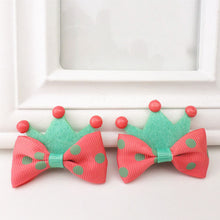 5Pcs Kid Girl Baby Princess Barrette Ribbon Crown Molding Hairpin Hair Clips EF8