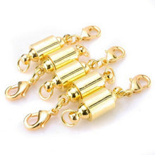 5Pcs Metal Strong Magnetic Clasps With Lobster Clasp For Making Necklaces Bracelets Buckles DIY Jewelry Findings EF8