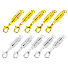 5Pcs Metal Strong Magnetic Clasps With Lobster Clasp For Making Necklaces Bracelets Buckles DIY Jewelry Findings EF8