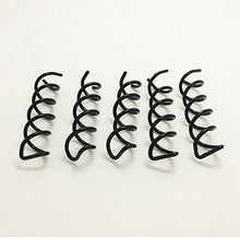 5Pcs Spiral Spin Screw Bobby Pin Hair Clip Twist Barrette Black Hairpins Hair B  Accessories EF8