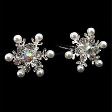 5Pcs Wedding Bridal Pearl Hair Pins Crystal Hair Stick Woman Pearl Flower Hair Clips Hair Jewelry Accessories EF8