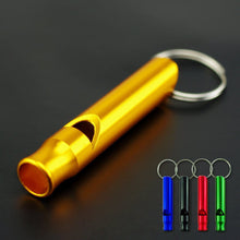 5pc Mix Aluminum Emergency Survival Interior Design Whistle Keychain For Camping Hiking Outdoor Sport Bicycle Cycling Gift EF8