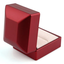 6*6 5 *5cm LED Jewelry Box Wedding Ring Box Case With LED Light Jewelry Display Ring Storage Box Red Color EF8