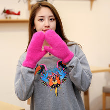 6 ColorsWomen Lady Girl Warm Gloves Finger Soft Warm Mitten Valentine's Day Gift EF8