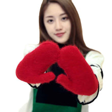 6 ColorsWomen Lady Girl Warm Gloves Finger Soft Warm Mitten Valentine's Day Gift EF8