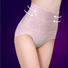 6 Colors Sexy Lace Flower Panties Women Underwear High Waist Body Shaper Hip Women Panties Intimates Briefs EF8