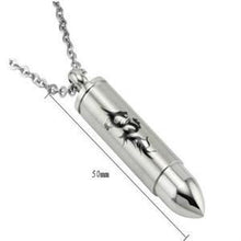 60cm Silver Stainless Steel Men Dragon Bullet Pendant Necklace Cool Chain Jewelry Gift Long Animal Necklace EF8