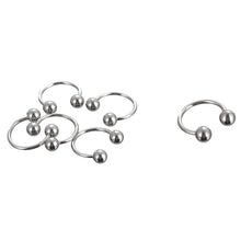 66Pcs Multi-type Stainless Steel Curved Eyebrow Nose Lip Earrings Nipple Piercings Punk Body Piercing  EF8