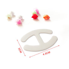 6PCS Adjust Webbing Bra Strap Hide Buckles Shadow-Shaped Push Up Anti-slip Buckle Clip Strap Holder Clasp Underwear Accessories EF8