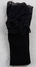 7 Colors Lace Stockings Women Knitting Lace Cotton Over Knee Thigh Stockings High Pantyhose Stay Up EF8