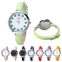 8 ColorsRelogio Feminino Women Fashion Simple Table Belt Quartz Analog Lady Dress Wrist Watch Clock Gift relogio relojes EF8