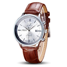 8 Styles Top Watches Men Business Auto Date Calendar Quartz Movement Leather Strap Wristwatches Relogio Masculino EF8