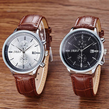 8 Styles Top Watches Men Business Auto Date Calendar Quartz Movement Leather Strap Wristwatches Relogio Masculino EF8