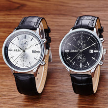 8 Styles Top Watches Men Business Auto Date Calendar Quartz Movement Leather Strap Wristwatches Relogio Masculino EF8