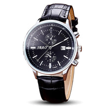 8 Styles Top Watches Men Business Auto Date Calendar Quartz Movement Leather Strap Wristwatches Relogio Masculino EF8