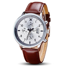 8 Styles Top Watches Men Business Auto Date Calendar Quartz Movement Leather Strap Wristwatches Relogio Masculino EF8
