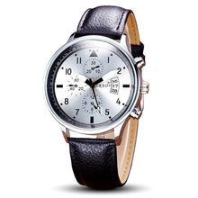 8 Styles Top Watches Men Business Auto Date Calendar Quartz Movement Leather Strap Wristwatches Relogio Masculino EF8