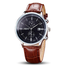 8 Styles Top Watches Men Business Auto Date Calendar Quartz Movement Leather Strap Wristwatches Relogio Masculino EF8