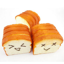 8 cm*8 cm*6 5 cm Bread Jumbo Toast Squishy Expression Card Cellphone Holder H  Pillow Toy Bag Hanger EF8