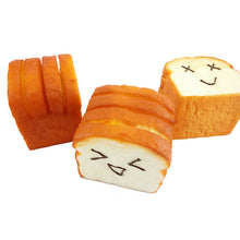 8 cm*8 cm*6 5 cm Bread Jumbo Toast Squishy Expression Card Cellphone Holder H  Pillow Toy Bag Hanger EF8