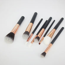 8pc Pro Toothbrush Shaped Eyebrow Foundation Power Face Eyeliner Lip Oval Cream Puff Brushes Makeup Beauty Tools EF8