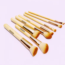 8pc Professional Makeup Brushes Set Bamboo Superior Soft Cosmetic Eyeshadow Foundation Concealer Make up Brush Set Jimashop EF8