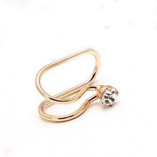 9 Patterns U Shaped Ear Cuff Silver Gold Plated Pearl Rhinestone Clip Earrings Fine Jewelry Delicate EF8