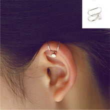 9 Patterns U Shaped Ear Cuff Silver Gold Plated Pearl Rhinestone Clip Earrings Fine Jewelry Delicate EF8