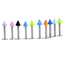 90Pcs Mixed Acrylic Stainless Steel Tragus Bar Lip Button Navel Rings Body Piercing Jewelry EF8