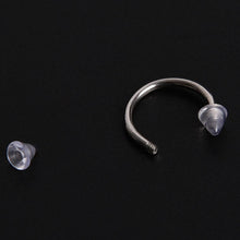 9Pcs Clear Belly Navel Tragus Tongue Lip Rings Bars Body Piercing Jewelry EF8