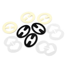 9Pcs Silicone bra Click Bra Clip Buckles Shadow-Shaped Wedding Bra Straps Conceal Clear cleavage Bra extender Holders EF8