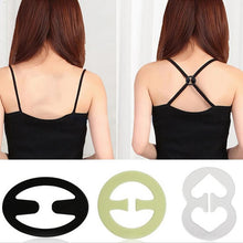 9Pcs Silicone bra Click Bra Clip Buckles Shadow-Shaped Wedding Bra Straps Conceal Clear cleavage Bra extender Holders EF8