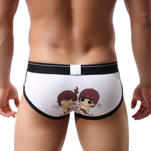 Amazmen's Sexy Cotton Underwear Shorts Men Underpants Soft Briefs for Men EF8
