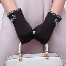 Candy Colors Lady Women Bowknot Screen Motorcycle Ski Snow Snowboard Warm Gloves Mittens EF8