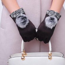 Candy Colors Lady Women Bowknot Screen Motorcycle Ski Snow Snowboard Warm Gloves Mittens EF8