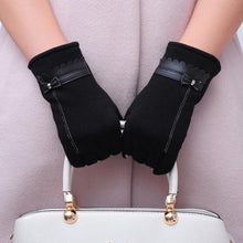 Candy Colors Lady Women Bowknot Screen Motorcycle Ski Snow Snowboard Warm Gloves Mittens EF8