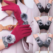 Candy Colors Lady Women Bowknot Screen Motorcycle Ski Snow Snowboard Warm Gloves Mittens EF8