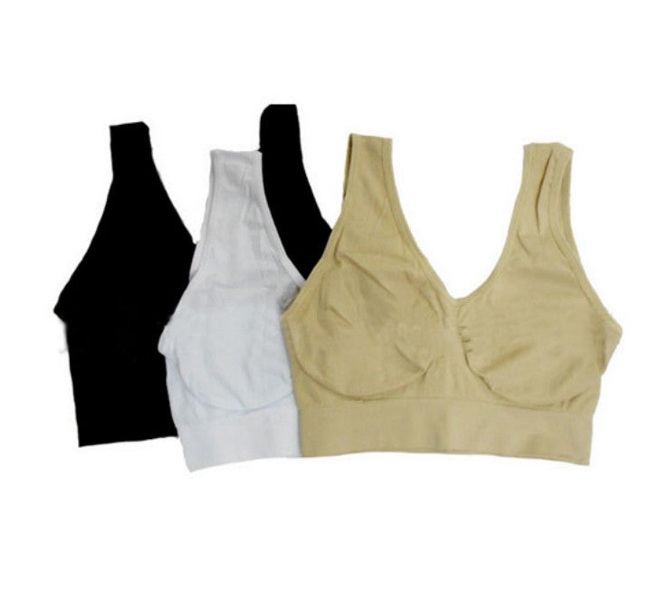 Crop Top Racerback Bras Tank Cropped Tube Tops Padded Sleeveless Comfortable Bralette Lingerie EF8