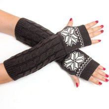 Fashion Knitted Fingerless Gloves Women Girl Lady Soft Warm Wrist Warmer EF8
