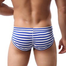 Amazmen's Sexy Cotton Stripe Underwear Shorts Men Underpants Soft Briefs EF8