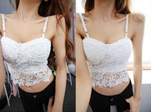 Lace Bustier Women's Bra Crop Camis Beach Tank Tops Bodycon Crop Top Party Corset Bra EF8