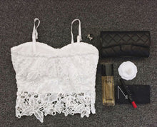 Lace Bustier Women's Bra Crop Camis Beach Tank Tops Bodycon Crop Top Party Corset Bra EF8