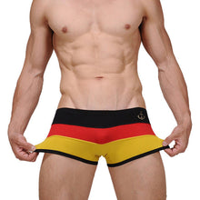 Men's Sexy UnderwearStriped Cotton Boxer Underpants M L XL EF8