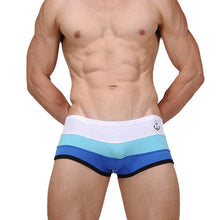 Men's Sexy UnderwearStriped Cotton Boxer Underpants M L XL EF8