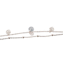 Ankle Bracelet on a leg bracelet anklets rose flower anklet ankle bracelets for womenWomen's feet jewelry EF8