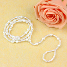 Anklet Chain Women Ankle Bracelet Beach Imitation Pearl Barefoot S al Tornozeleira Femininas Foot Jewelry EF8