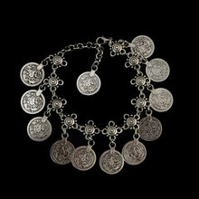 Antique Silver Coin Squirrels Anklet Womens Barefoot Foot Jewelry Ankle Bracelet EF8