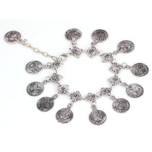 Antique Silver Coin Squirrels Anklet Womens Barefoot Foot Jewelry Ankle Bracelet EF8